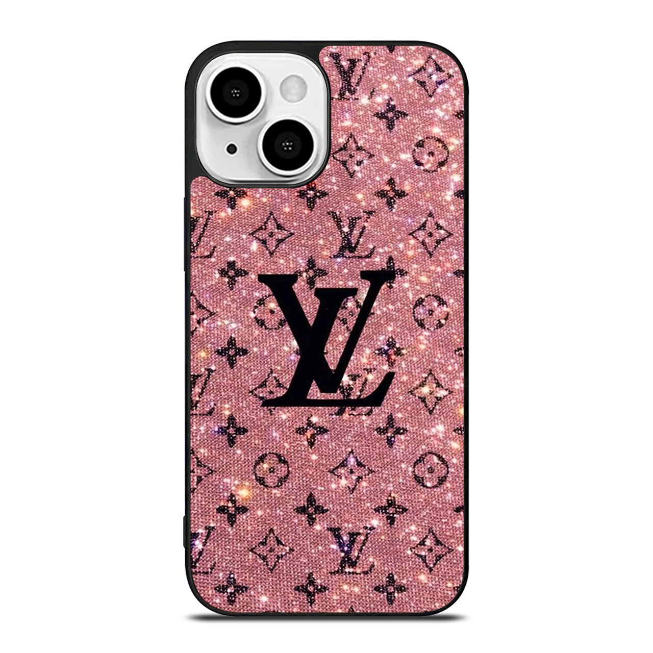 LOUIS VUITTON LV LOGO PINK SPARKLE iPhone 13 Mini Case Cover